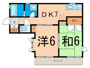 松韻別荘の物件間取画像